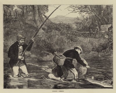 Pêche au saumon - Robert Walker Macbeth